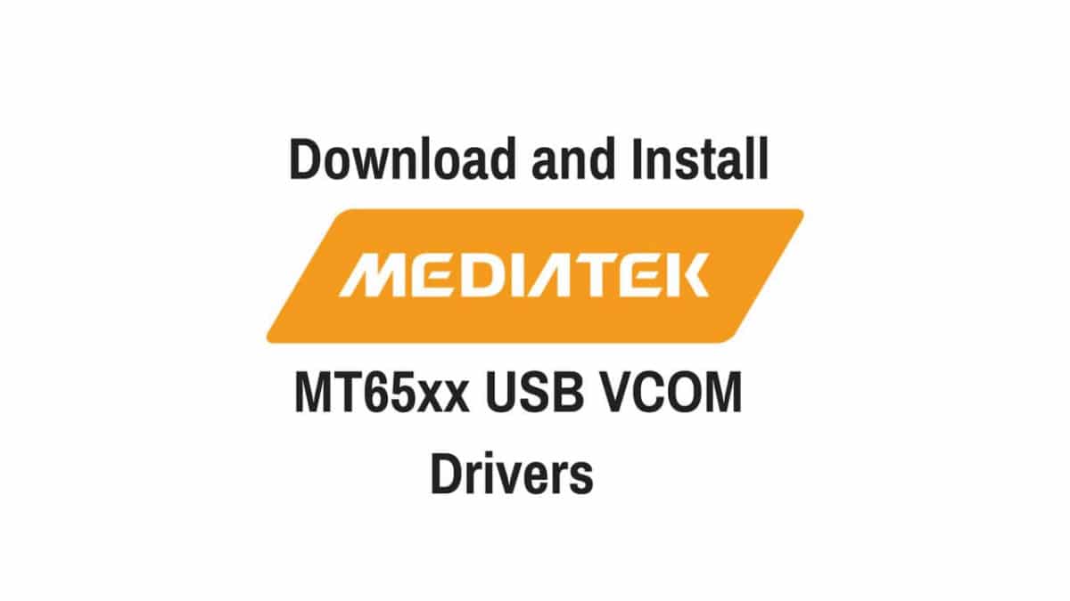 mt65xx driver download